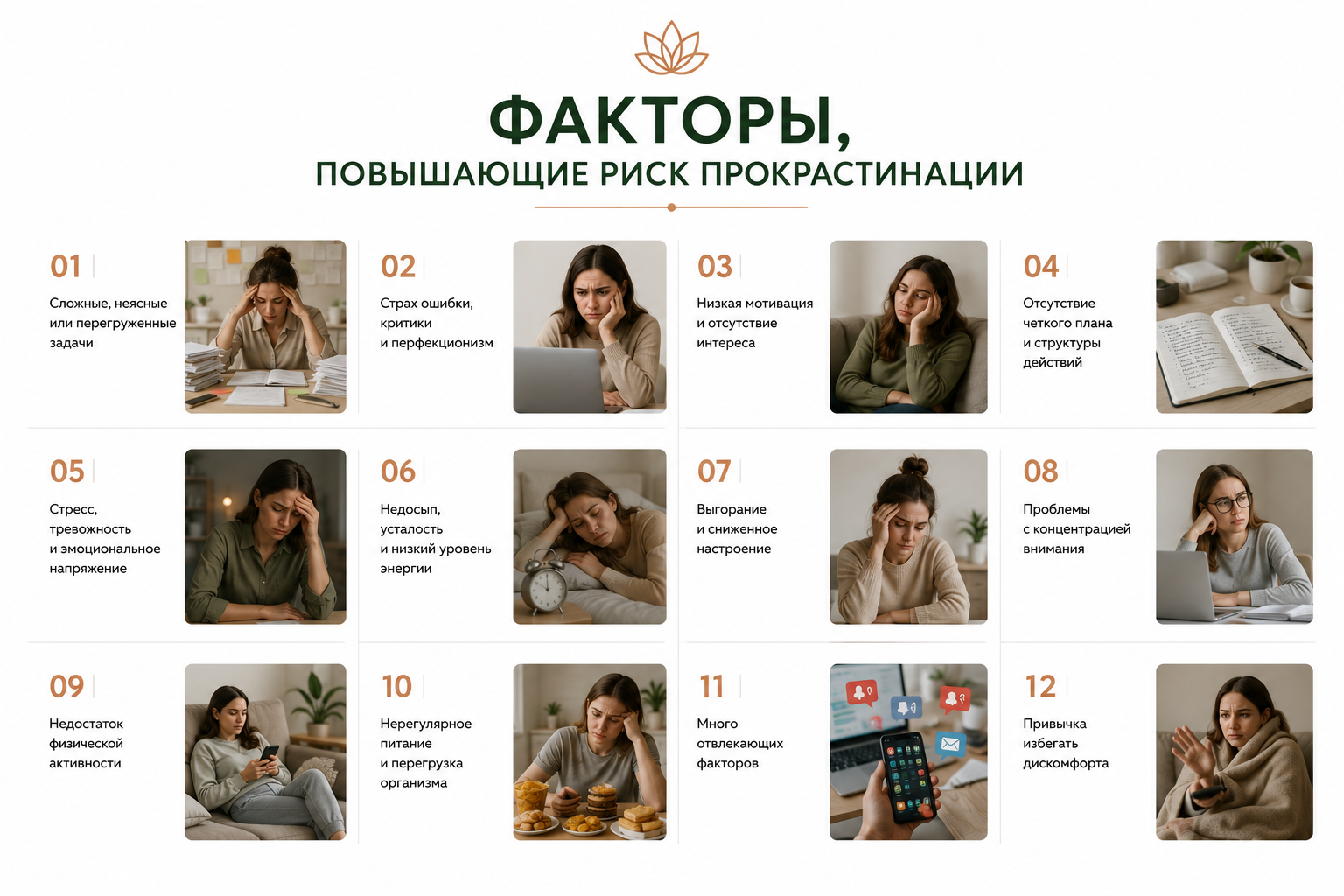 Прокрастинация как способ избегания стресса